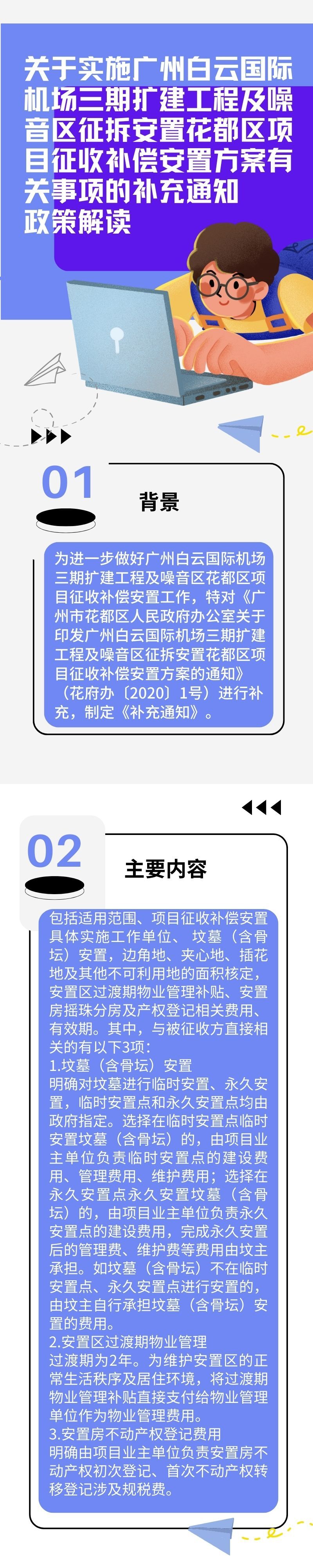 《关于实施广州白云国际机场三期扩建工程及噪音区征拆安置无码av
区项目征收补偿安置方案有关事项的补充通知》的图文解读.jpg